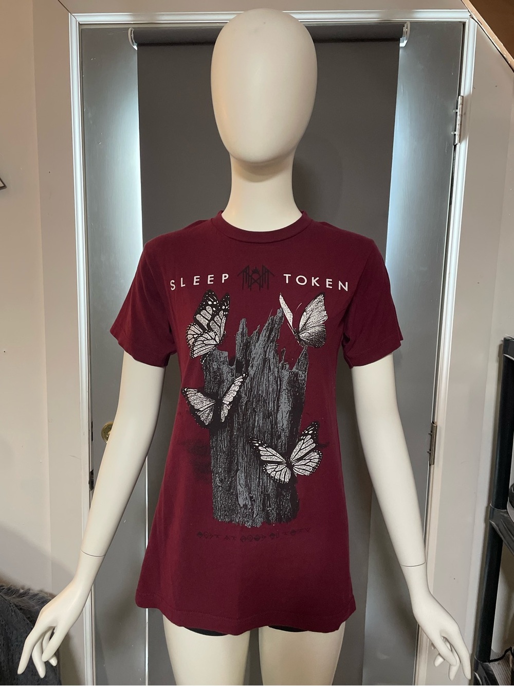 Rare Hot Topic Sleep Token Butterfly Tree Shirt Size Medium